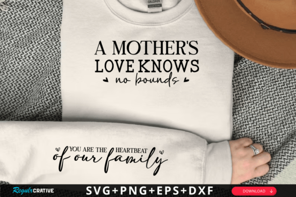 A Mother's Love SVG: Graphics for T-Shirt Designs