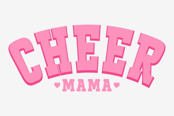 Cheer Mama Mom Retro SVG: Graphics for T-Shirt Designs