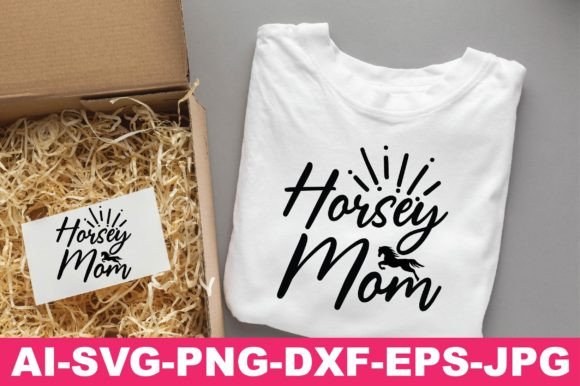Horsey Mom Western Design: Graphics for T-Shirt Designs