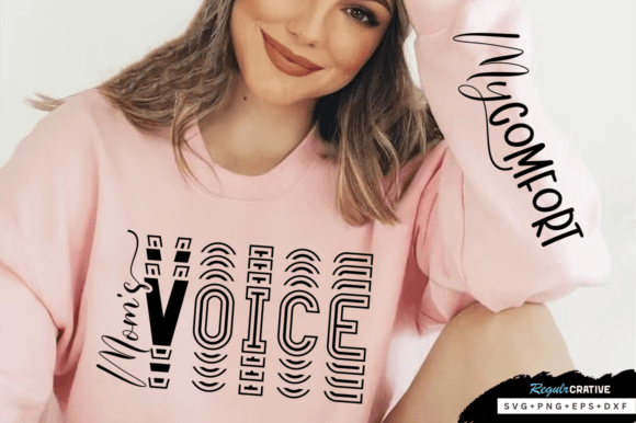 Review: Moms Voice Sleeve SVG for Custom Apparel