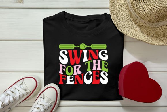 Swing for the Fences Retro Design: Graphics & T-Shirt Designs